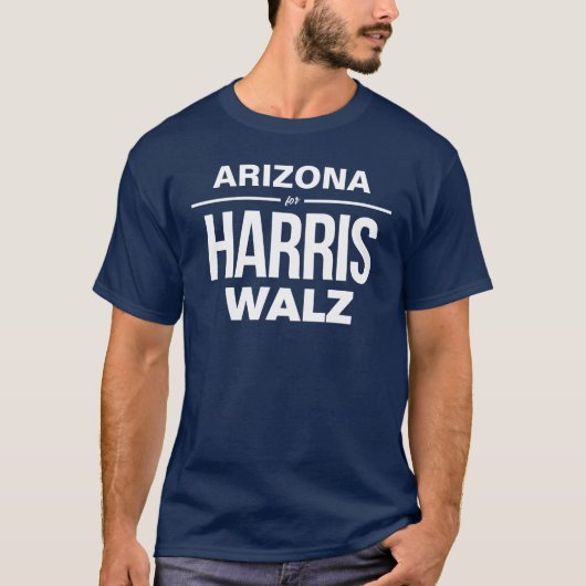 T-shirt Arizona pour Harris Walz (Devant)