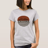 T-shirt Arizona Sedona paysage vintage az retro (Devant)