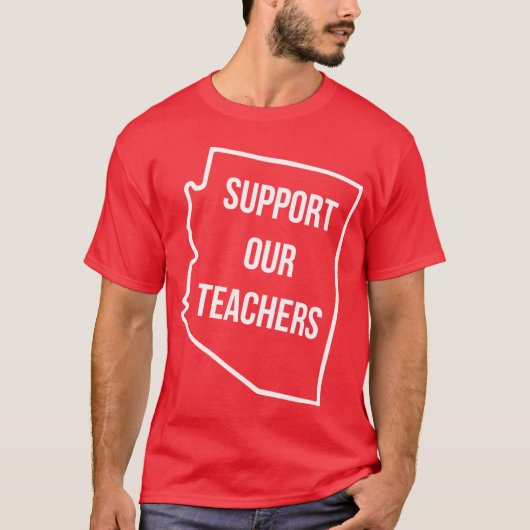 T-shirt Arizona Soutien Nos Enseignants (Devant)