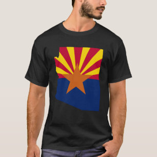 T-shirt Arizona State Flag Retro Sunset Desert Vibes
