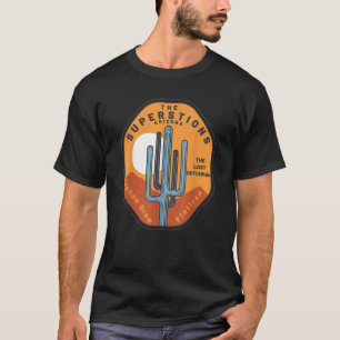 T-shirt Arizona Tee Retro Vintage Saguaro SUPERSTITIONS MO