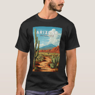 T-shirt Arizona Travel Art Vintage