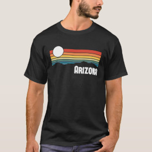 T-shirt Arizona Vintage Sunset 80s Retro Summer State USA