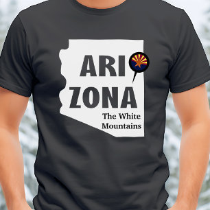 T-shirt Arizona White Mountains Starburst Localisateur