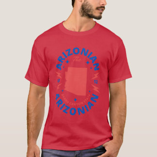 T-shirt Arizonien Arizonan Arizona État Personnes surdimen