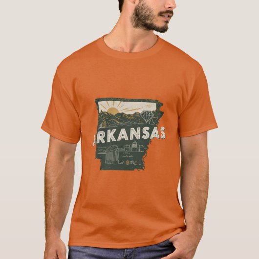 T-shirt Arkansas 7 (Devant)