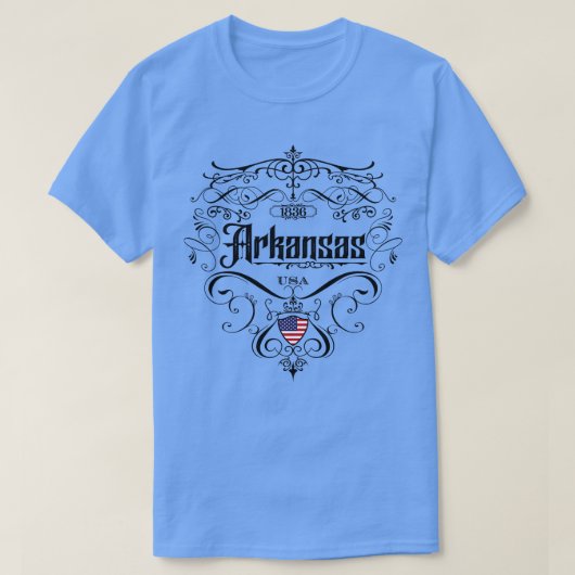 T-shirt Arkansas design Vintage (Design devant)