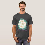 T-shirt Arkansas État Pomme Fleur Fleur Aquarelle Sti (Devant entier)