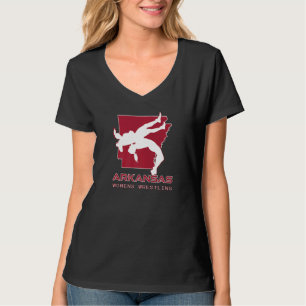 T-shirt Arkansas femmes luttant contre les lycées filles l