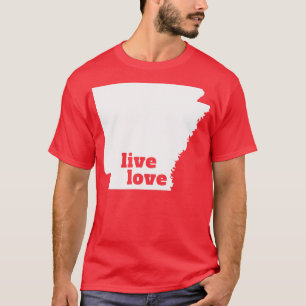 T-shirt Arkansas Live Love Arkansas