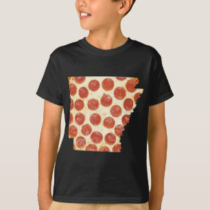 T-SHIRT ARKANSAS PIZZA PEPPERONI PIZZA STATE