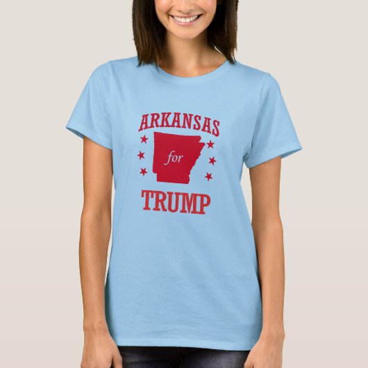 T-SHIRT ARKANSAS POUR DONALD TRUMP (Devant)