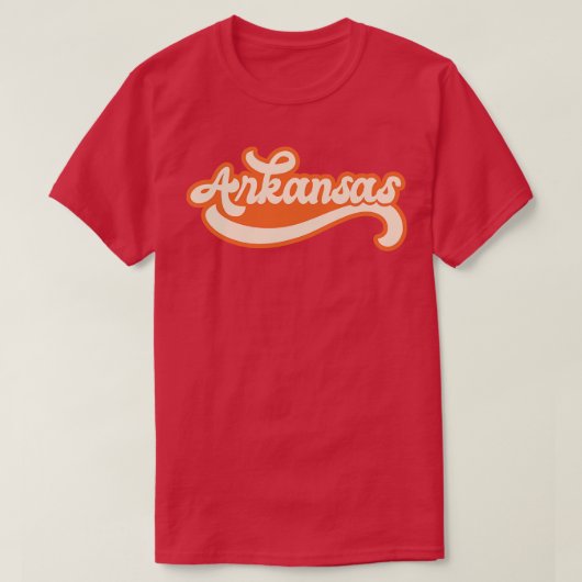 T-shirt Arkansas Retro 1 (Design devant)