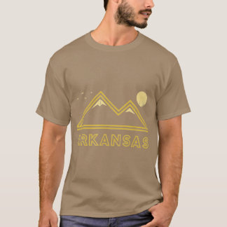 T-shirt Arkansas Souvenir Randonnée Montagnes Coucher de s