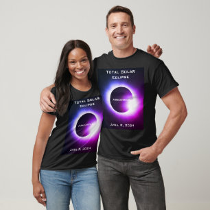 T-shirt Arkansas Total éclipse solaire 8 avril 2024
