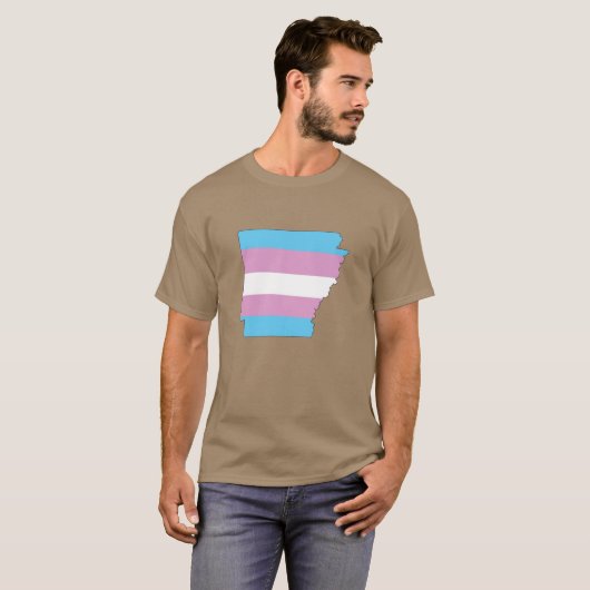 T-shirt Arkansas Trans Pride (Devant entier)