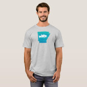 T-shirt Arkansas Wave Fishing (Devant entier)
