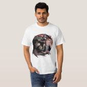 T-shirt Arkham City Batman Moon (Devant entier)