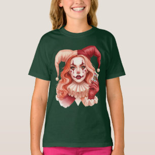 T-shirt Arlequin avec carte de jeu