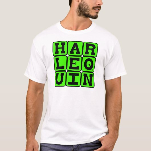 T-shirt Arlequin, Figure de Clown (Devant)