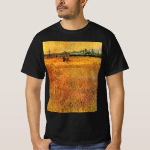 T-shirt Arles : Vue des champs de blé par Vincent van Gogh