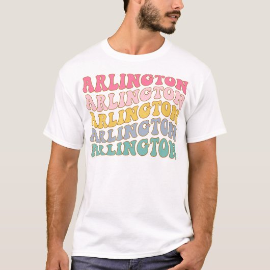 T-shirt Arlington TX Arlington Texas Retro Bachelorette (Devant)