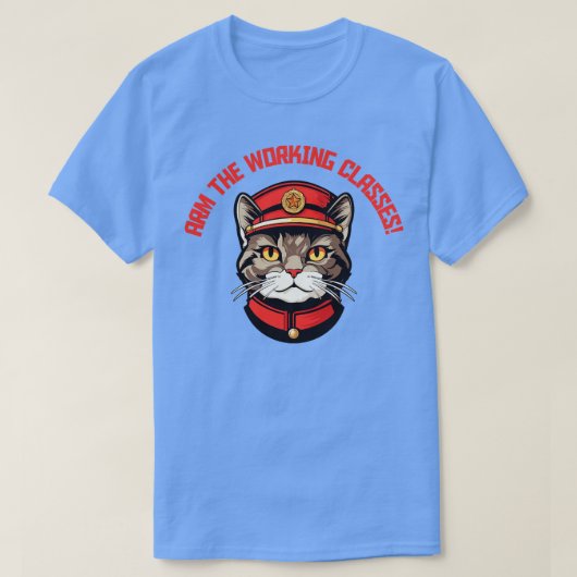 T-shirt Arm Les Classes De Travail Kitty Revolution (Design devant)