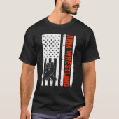 T-shirt Arm Wrestler USA Flag Arm Wrestler (Devant)
