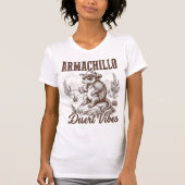 T-shirt Armachillo Cowboy Armadillo Desert Vibes Funny (Devant)