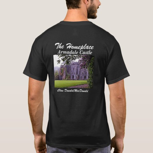 T-shirt Armadale Castle - Scottish Donald/MacDonald Clan (Dos)