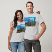 T-shirt Armadillo Cactus Cowboy (Unisexe)