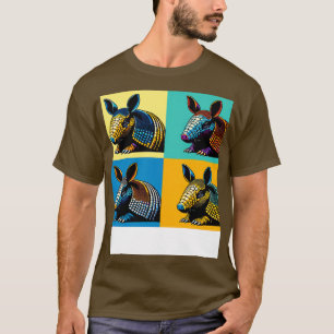 T-shirt Armadillo en Abstrait Odyssée couleur art