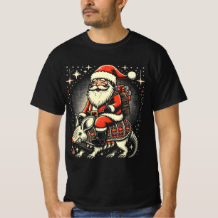 T-shirt Armadillo Lover Ugly Père Noël Riding Armadillo
