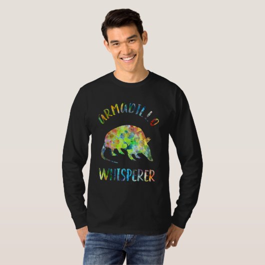 T-shirt Armadillo Whisperer Armadillo Armadillo Quote (Devant entier)