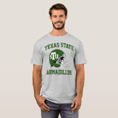 T-shirt Armadillos d'État du Texas (Devant entier)