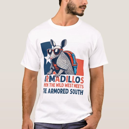 T-shirt Armadillos - Texas Armadillos (Devant)