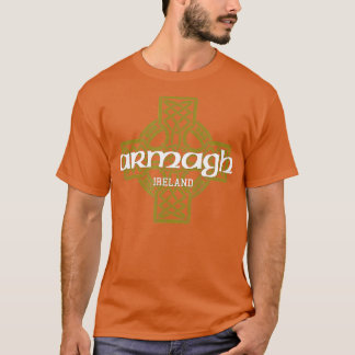 T-shirt Armagh Irlande Croix celtique Vintage