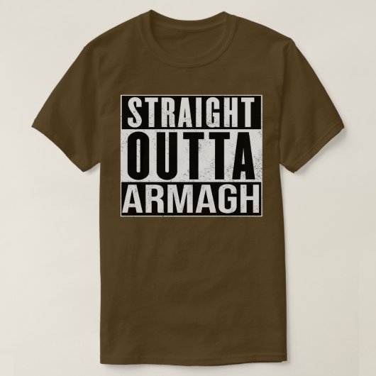 T-shirt Armagh Irlande Droit devant Armagh (Design devant)