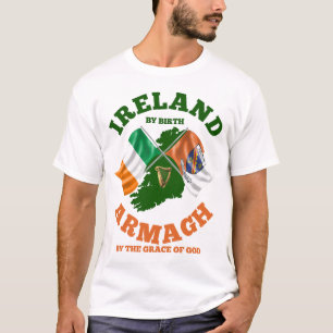 T-shirt Armagh Irlande Irlandaise Par la grâce de Dieu