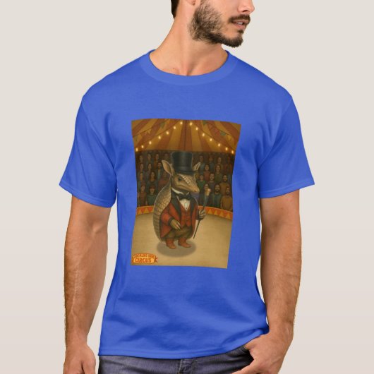 T-shirt Armand, armadillo ringmaster (Devant)