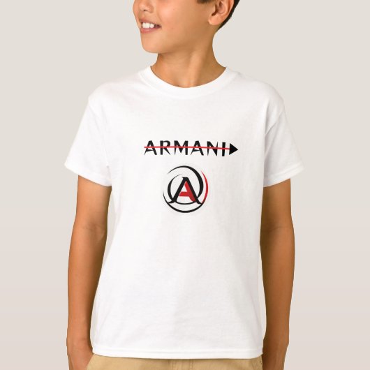 T-shirt "ARMANI Kids' Logo - élégant et confortabl (Devant)