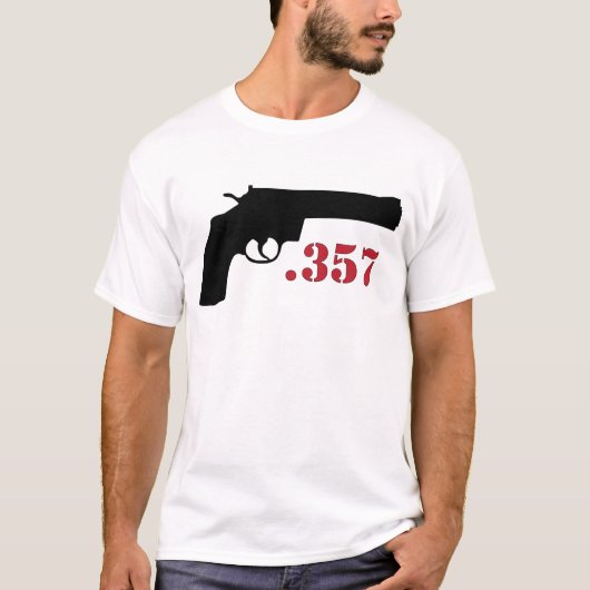 T-SHIRT ** ARME À FEU .357 ** (Devant)