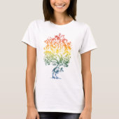 T-shirt Arme à Feu-Arbre-Image (Devant)