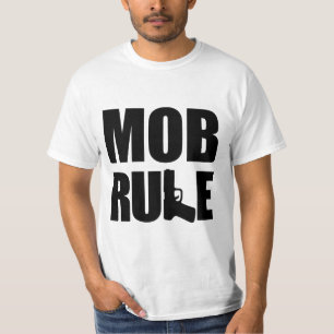 T-shirt Arme à main de règle de la foule