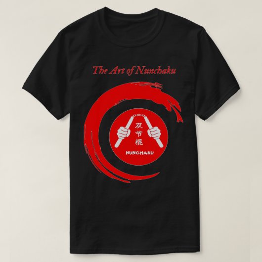 T-shirt Arme d'art martial NUNCHAKU (Design devant)