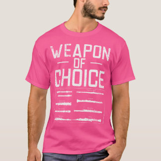T-shirt Arme De Choix Flute Drôle