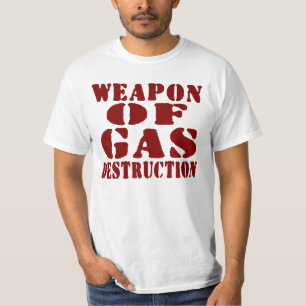 T-shirt Arme De Destruction Du Gaz