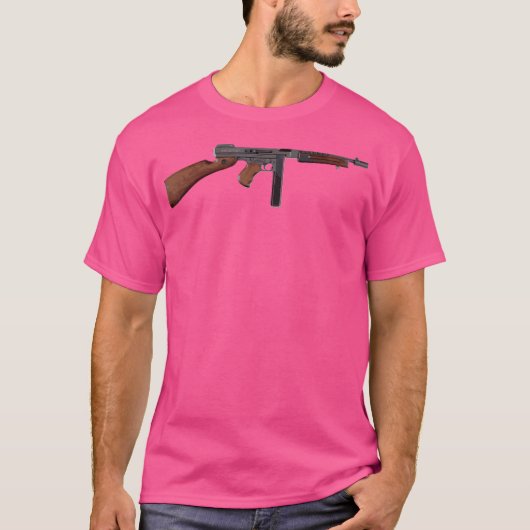 T-shirt Arme de sous-machine Thompson M1A1 (Devant)