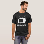 T-shirt arme de télévision de la distraction de masse (Devant entier)