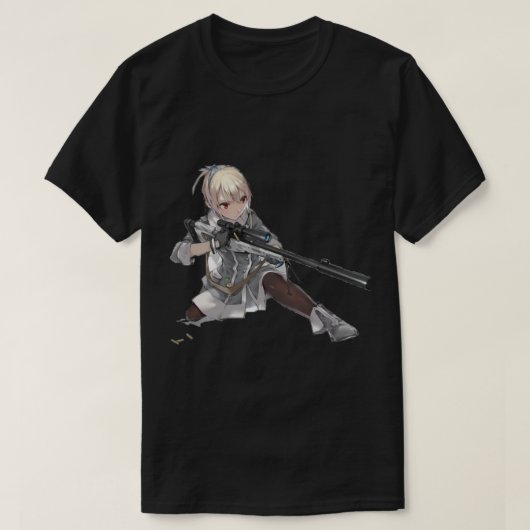 T-shirt Arme fille manga Anime (Design devant)